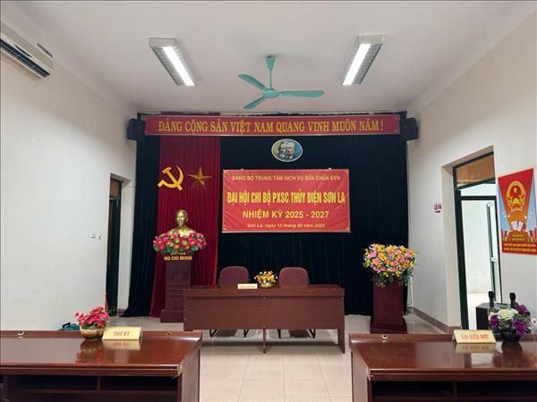 Chi bộ PXSC Thủy điện Sơn La chuẩn bị tốt Đại hội Chi bộ nhiệm kỳ 2025-2027